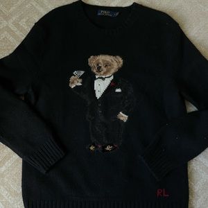Rare Ralph Lauren martini bear sweater